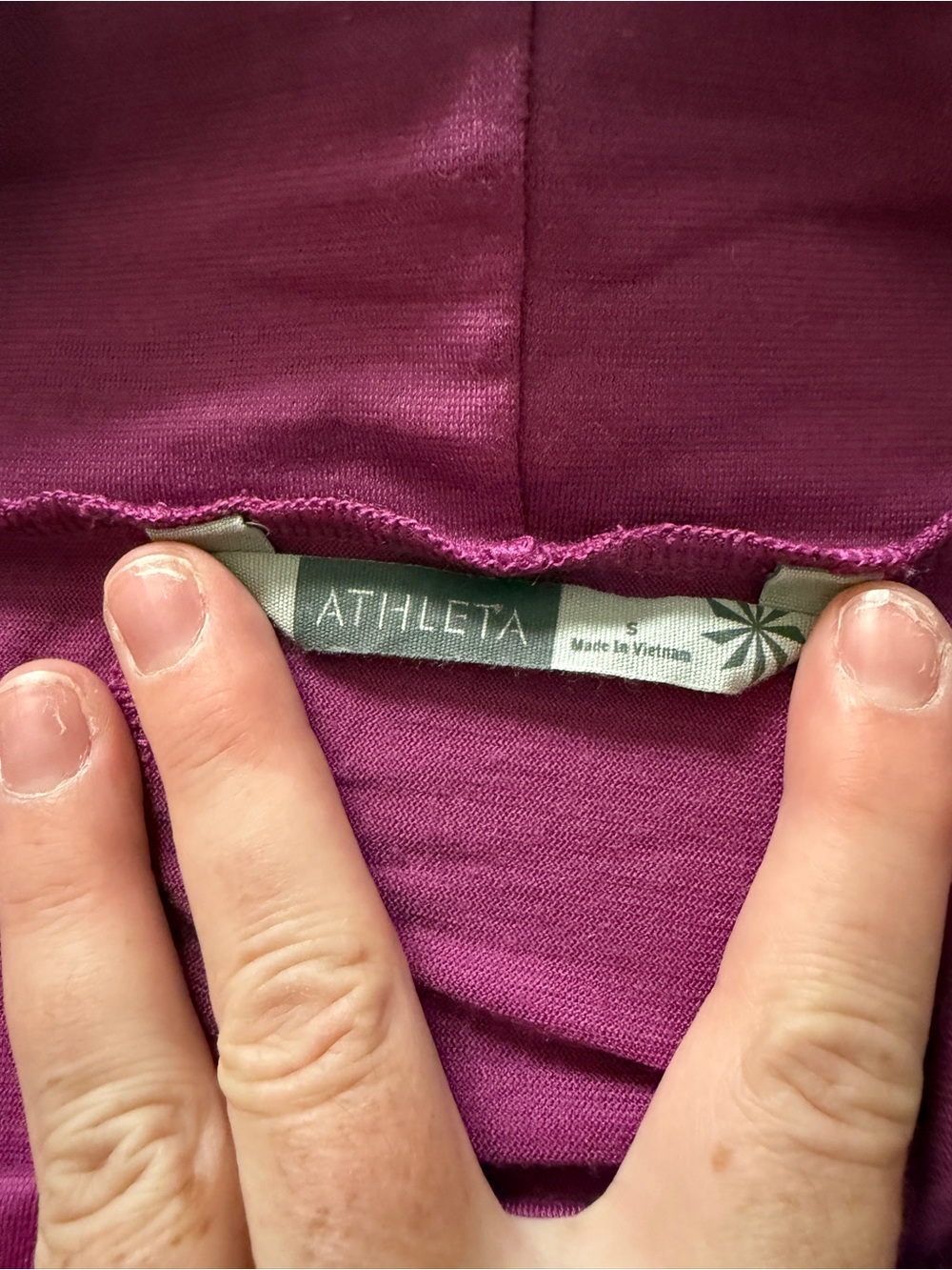Athleta Raspberry Funnel Cowl Neck Sweater - Picture 2 of 5